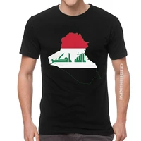 mens iraqi iraq flag map t shirts novelty tshirt cool t shirt homme cotton oversized tee harajuku fast shipping