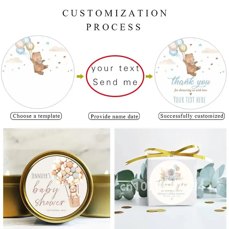 Наклейки с плюшевым мишкой на заказ наклейки Добро пожаловать для маленьких