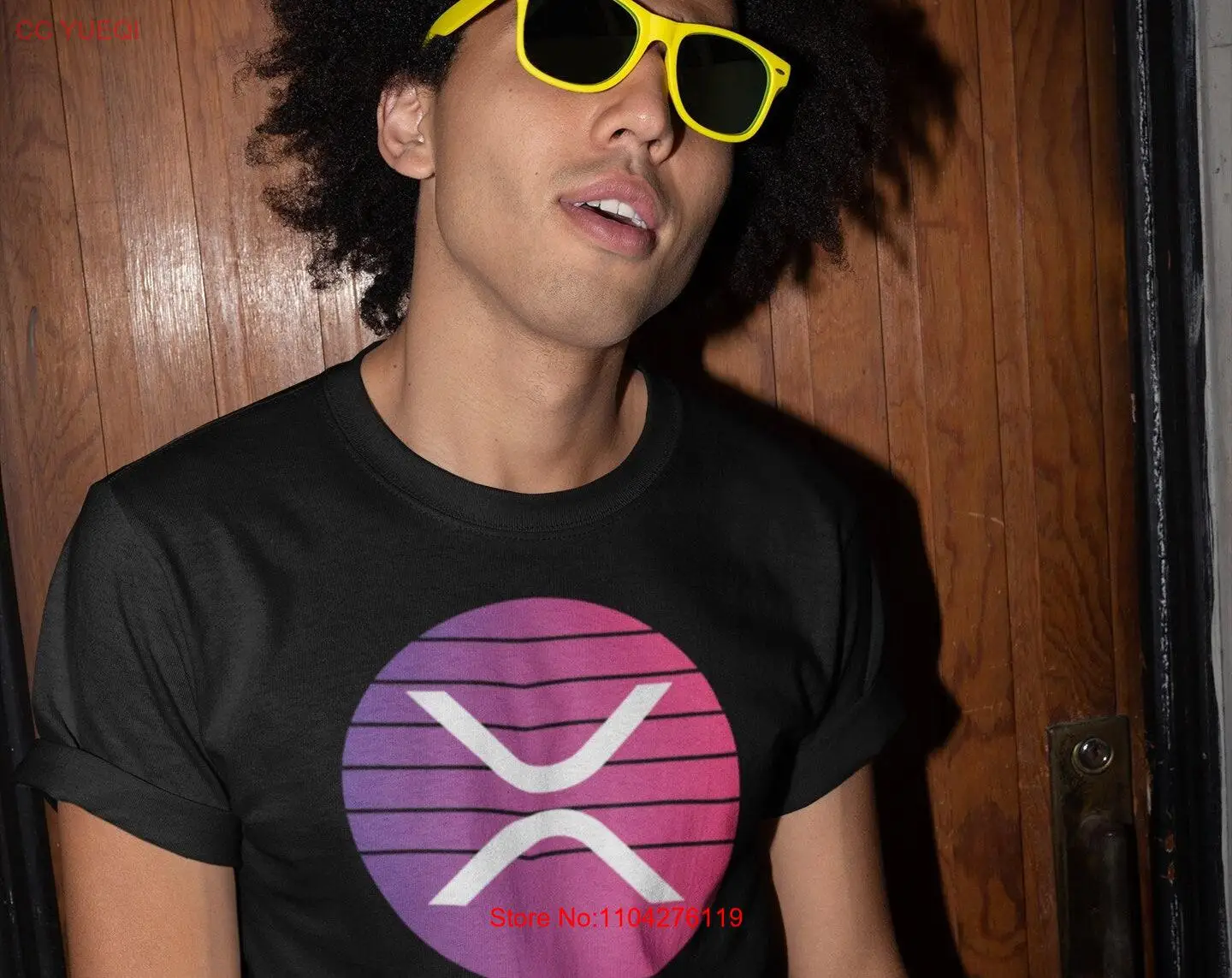 Футболка XRP SunseT современная футболка унисекс с криптовалютой длинными или