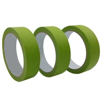 10 pack green painters tape 25mm x 20m painting masking tape clean release paper tape for home and office