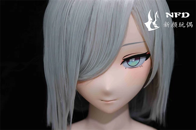 

(Shenhe) Full head super sweet female resin crossdressing BJD Doll kig cosplay kigurumi mask