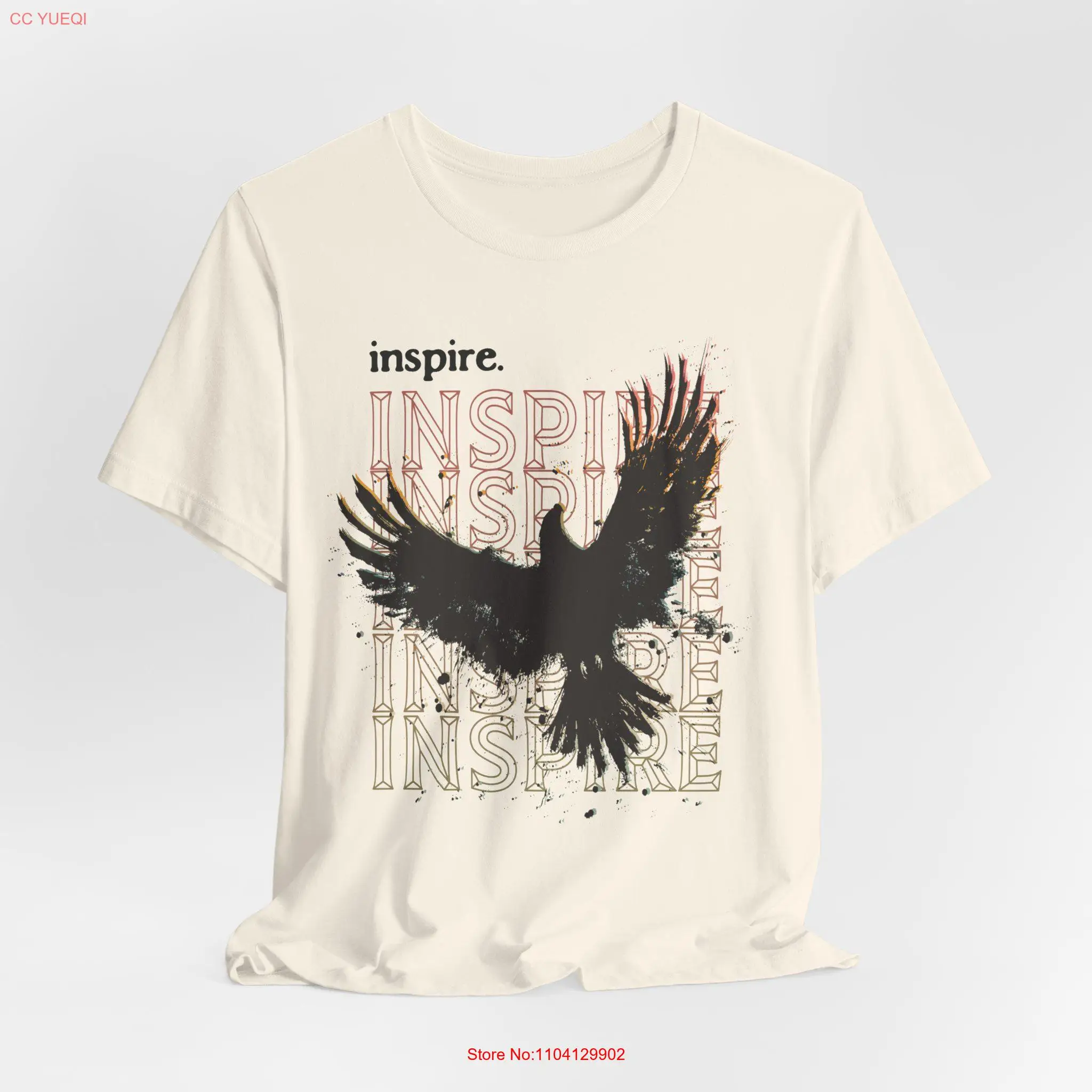 Футболка Eagle Inspire вдохновляющая позитивная уникальная для нее в винтажном стиле