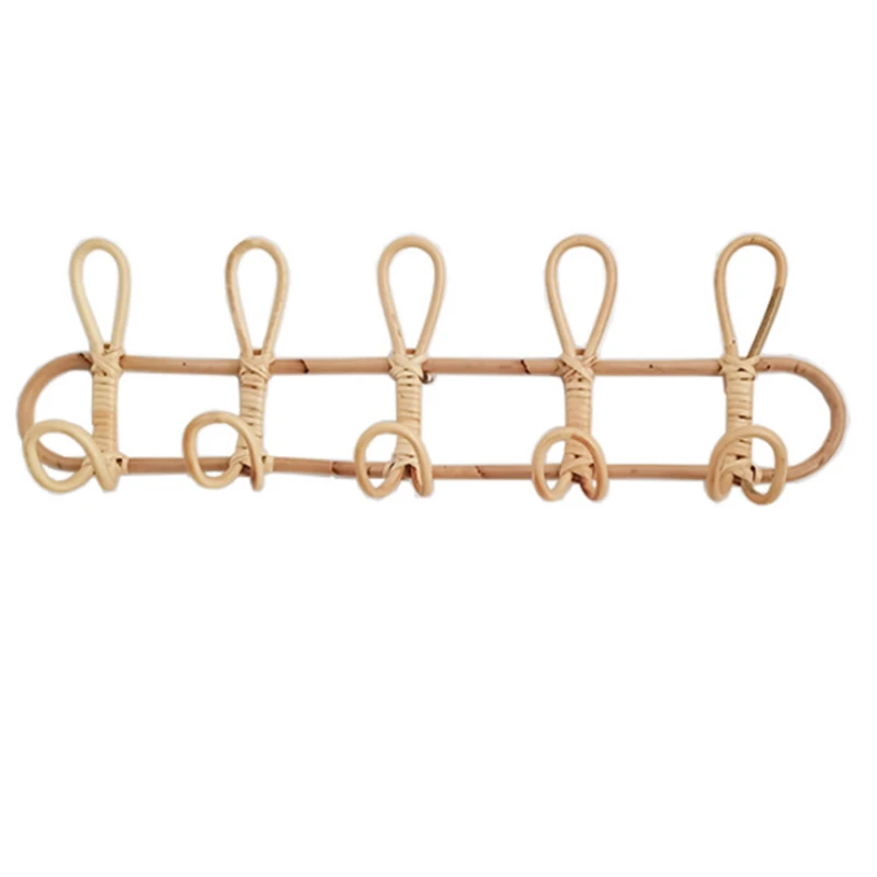 Настенные крючки из ротанга органайзер для детской одежды крючок шляпы