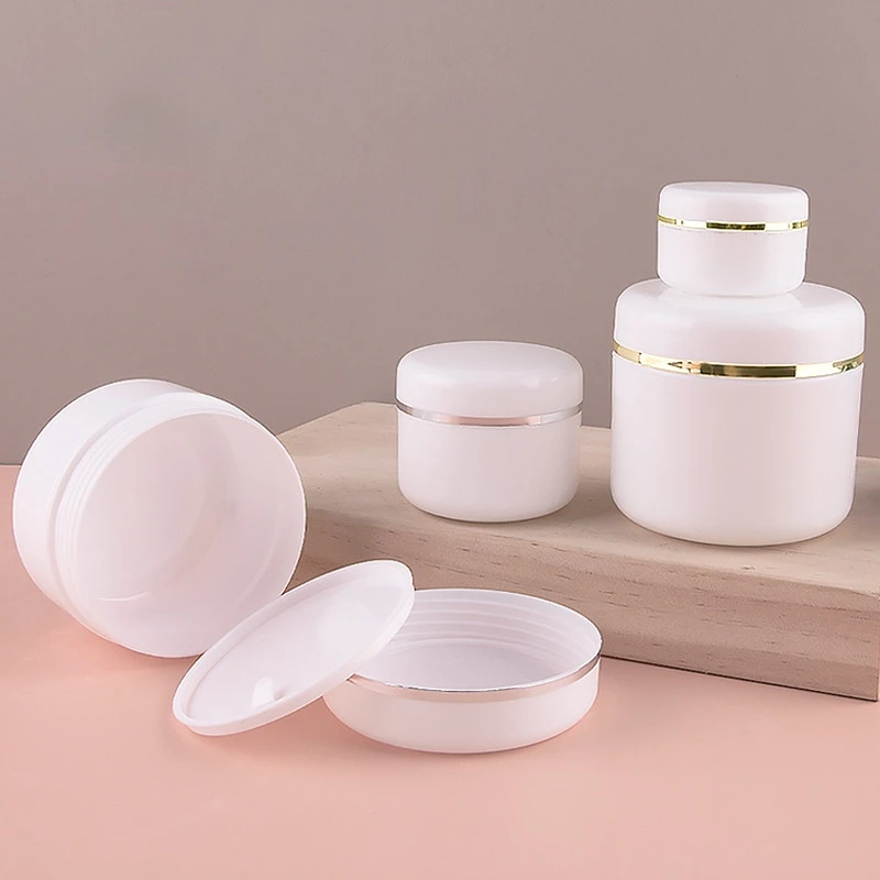 

10pcs 10g 20g 30g 50g 100g 150g 200g 250g 300g Cream Jar Refillable Travel Face Lotion Cosmetic Containers PP Plastic Makeup Pot