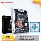 HUANANZHI TF LGA 2011-3 материнская плата Intel с XEON E5 2678 V3 MOS вентилятор DDR3 DDR4 RECC память комбинированный комплект NVME SATA USB ATX