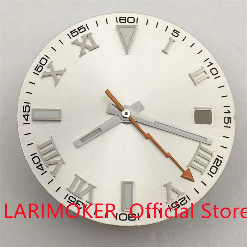 

LARIMOKER 29mm Dial hand Luminous fit NH35 NH36 Movement fit 36mm-41mm case 3 o'clock Crown