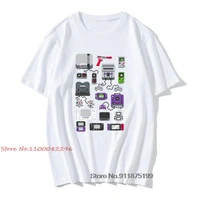 newest printing men t shirts control device game tshirt 100 cotton high tees super pixel image youth college student t shirt