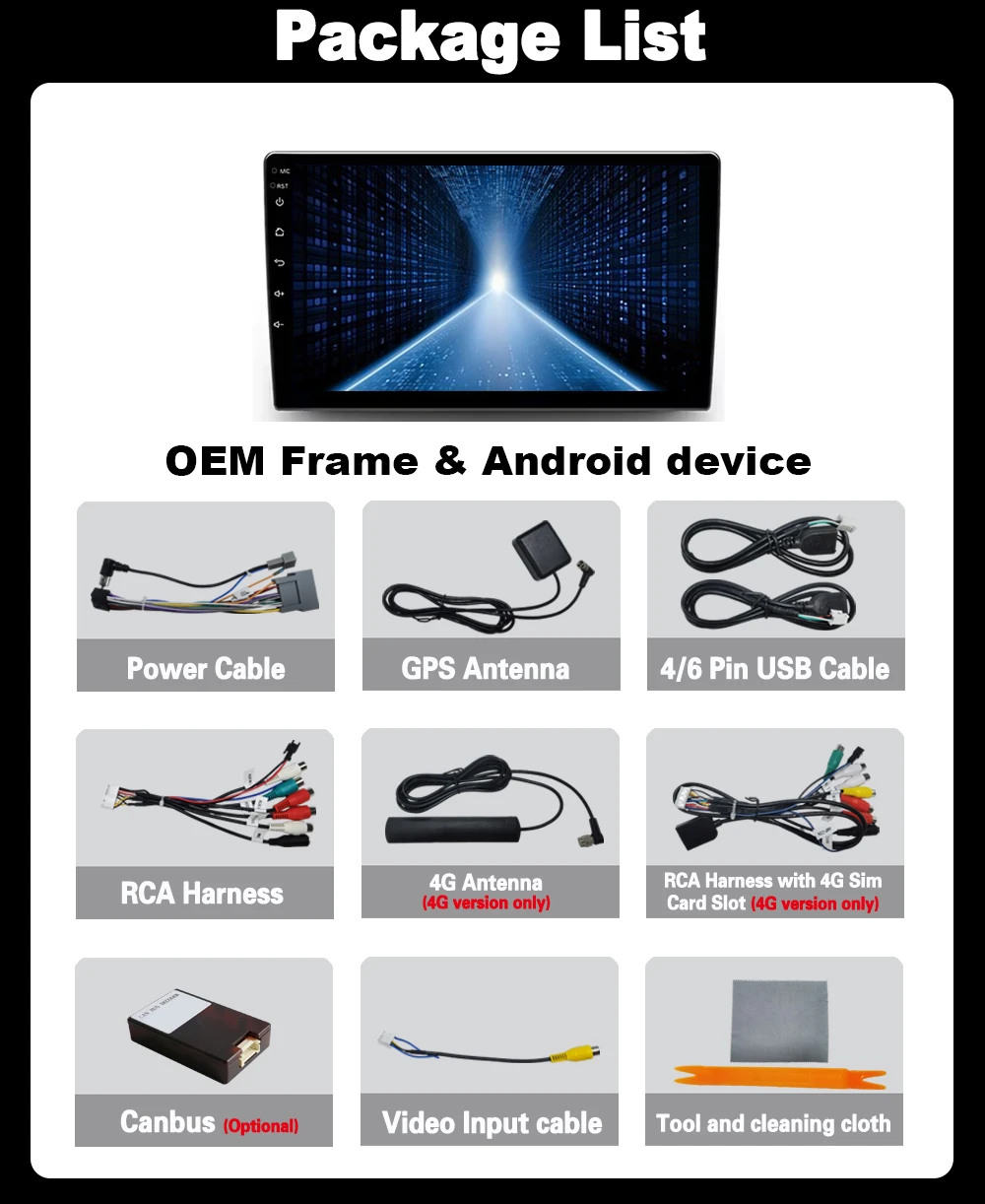 Автомобильное радио Android 14 для Toyota Volkswagen Hyundai Kia Renault Suzuki Honda Audi Lada Nissan