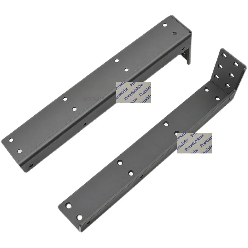 

1Pair Dark Grey Heavy Duty Wall Steel Support Bracket For Floating Hung Bath TV Dress Cabinet Furniture Cupboard