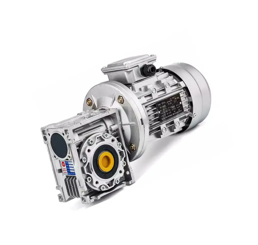 Двухфазный червячный редуктор с отверстием 25 RV63-550W/80B5