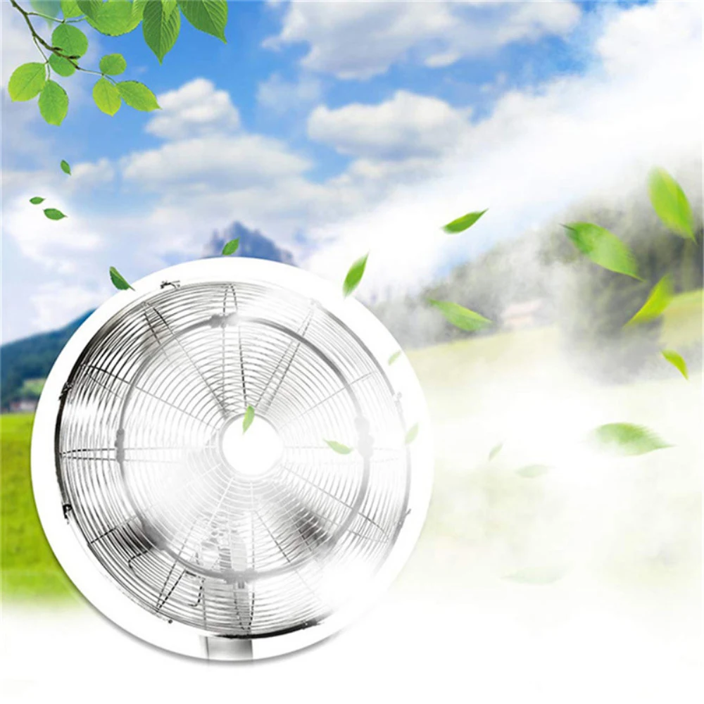 

Garden Water Sprayer Portable Mist Fan Ring Fog Maker Summer Cooling System With Brass Nozzles For Outdoor Patio Nebulizer