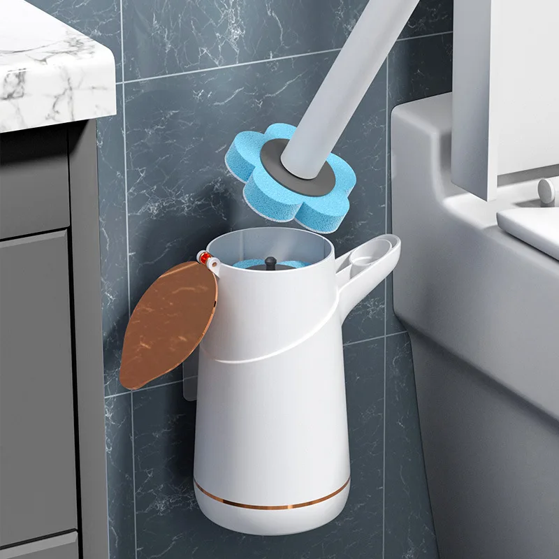 

Портативная щетка для туалета, щетка для туалета с несколькими углами, щетка для чистки, щетка для бесплатного пробивания отверстий, настенная подвесная щетка для туалета, многофункциональная щетка