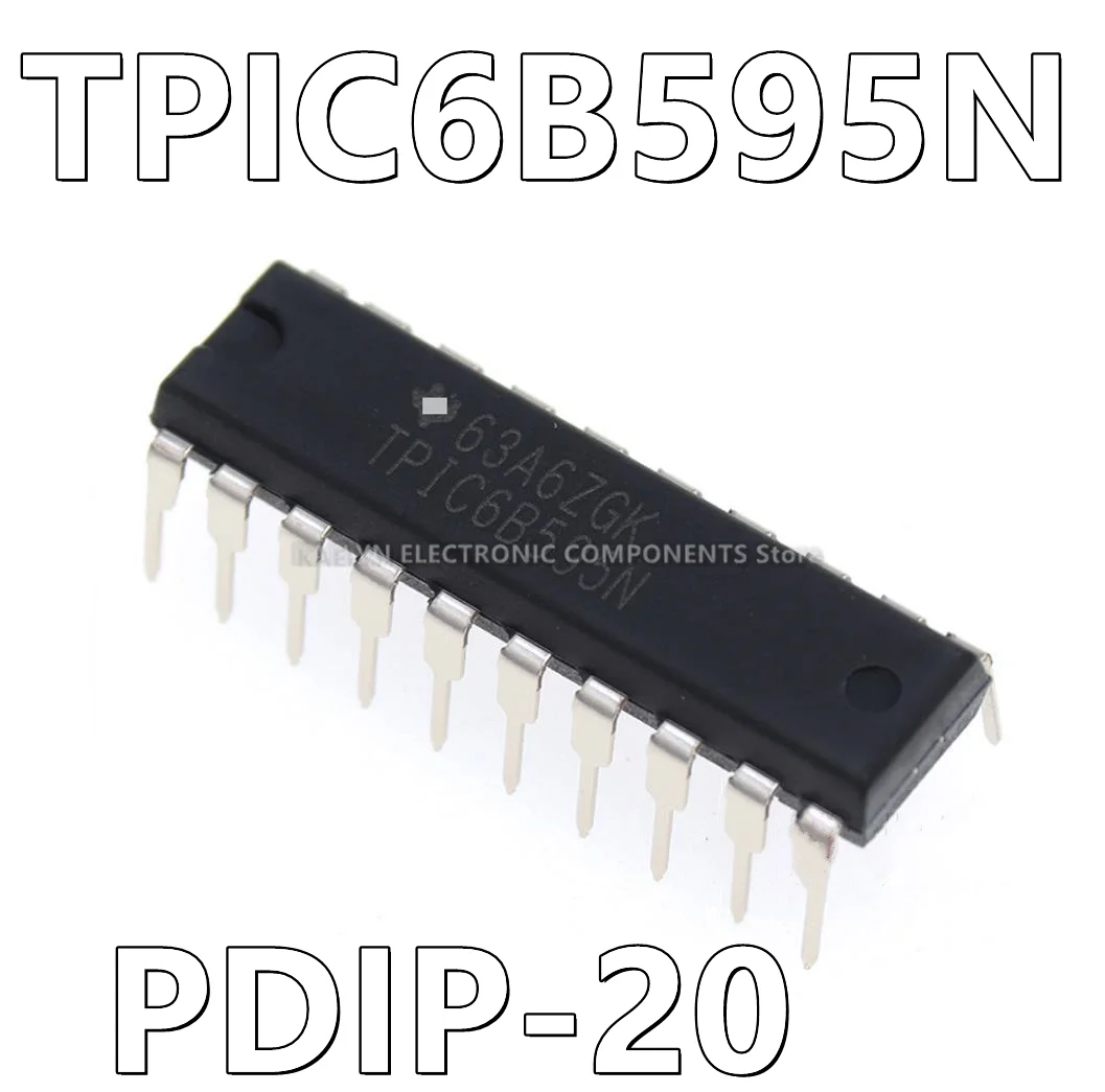 

10Pcs/lot TPIC6B595N TPIC6B595 Shift Shift Register 1 Element 8 Bit 20-PDIP