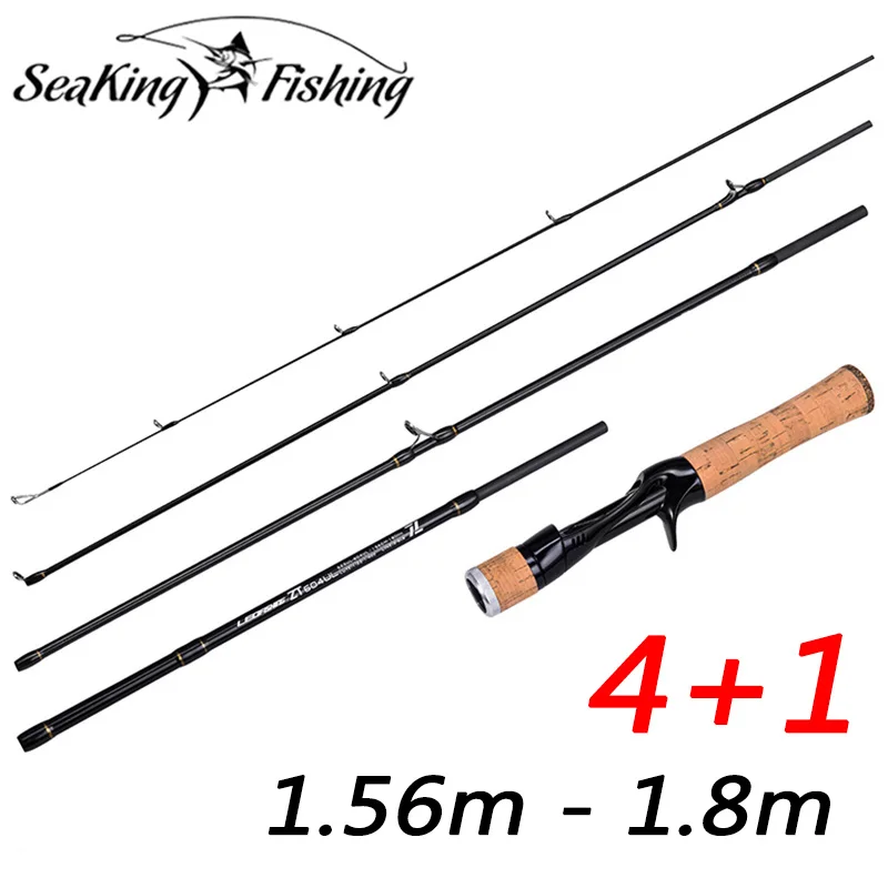 

Спиннинг высокопрочный из углеродного волокна, 4 + 1 секции, 1,56-1,80 м