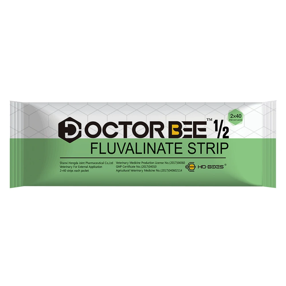 Doctor Bee 80 полосок Fluvalinate Strip очень активный убийца клещей пчелиных вароа ловушки