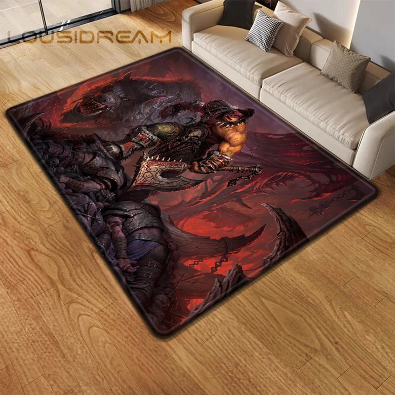 Игровой ковер World of Warcraft для гостиной коврики кемпинга очень странные дела коврик