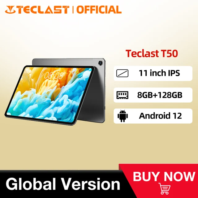 Tablet pc Teclast T50 RAM 8gb ROM 128gb Android 12 1