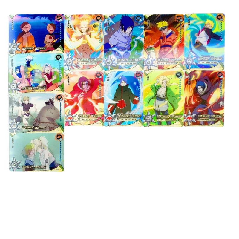 

Naruto cartoon animation creative peripheral collection card Minato Uchiha Itachi Uzumaki Naruto flying Duan Sasuke Tsunade gift