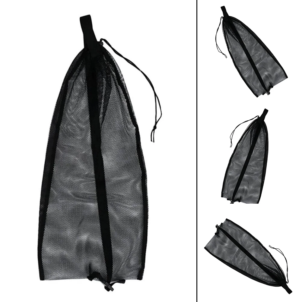 

Diving Mesh Bag Water Sports Wear-resistance 64*33cm Accessories Black Drawstring For Scuba Part Shoulder Strap