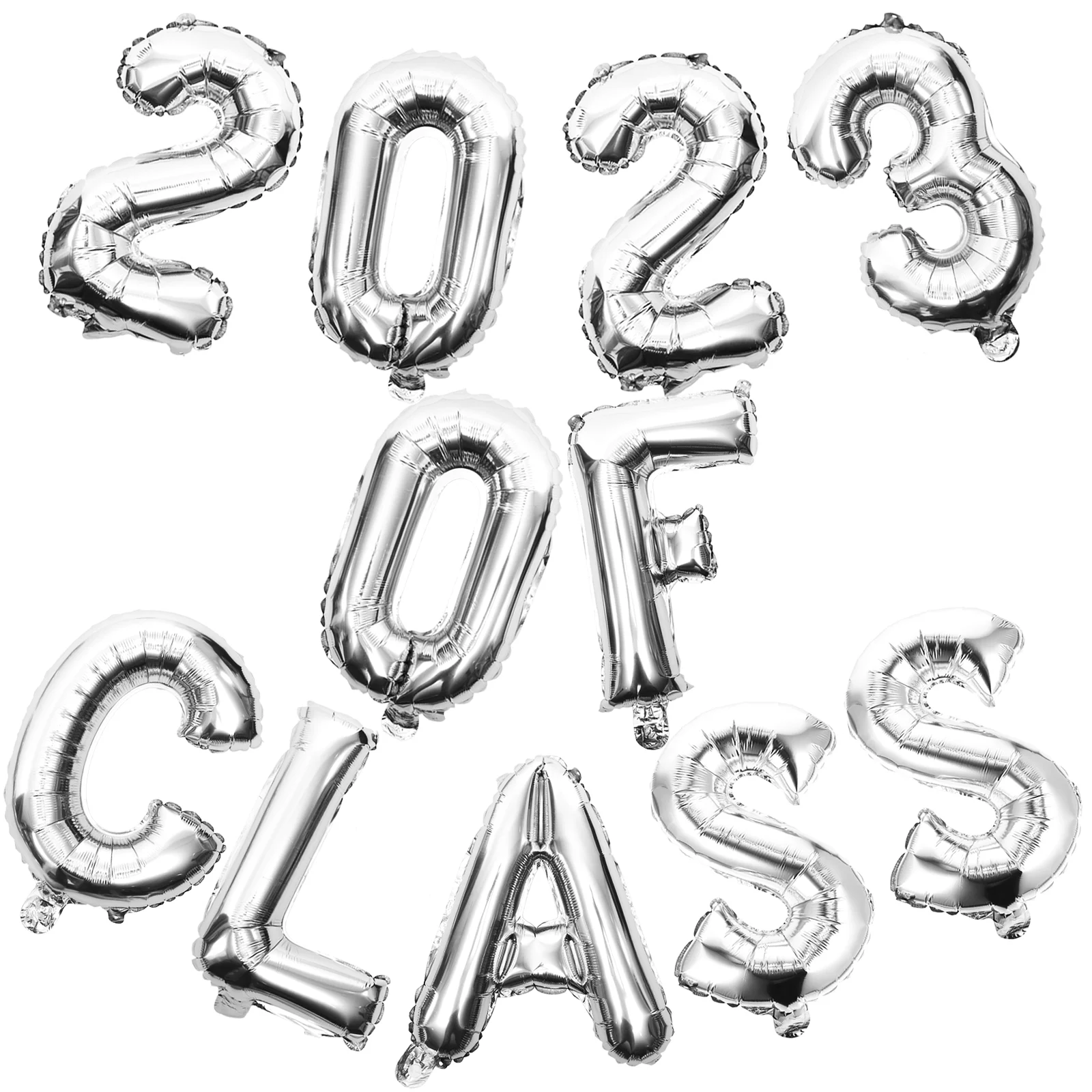 

Prom Sign 2023 Aluminum Film Balloon Class Balloons Decor Celebrating Set 40CM Party Golden Graduation Decors Decorative