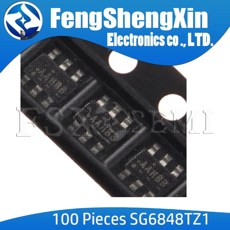 

100pcs/lot SG6848TZ1 SOT23-6 SG6848 SG6848T AAH Low Cost Green-Mode PWM Controller for Flyback Converters