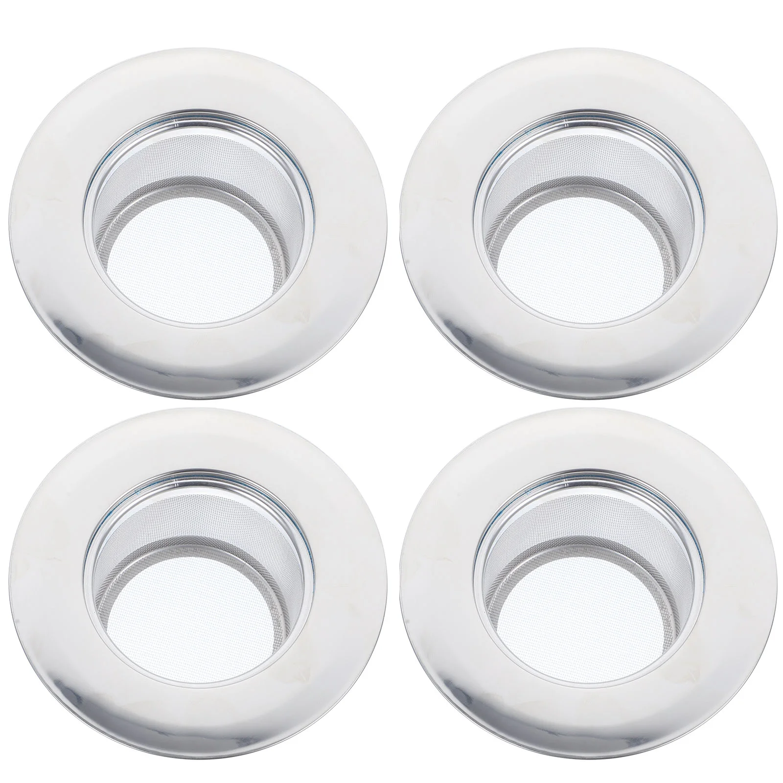 

4pcs Small Bathroom Kitchen Sink Strainer Sink Drain Strainer Kitchen Sink Drain Strainer Stainless Steel Sink Filter