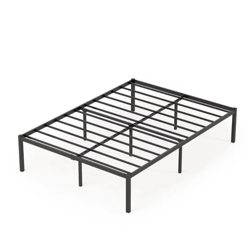 

18" King Size Metal Platform Bed Frame Foundation High Bed Frame
