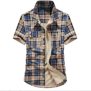 Новые мужские рубашки, брендовая Повседневная хлопковая рубашка с коротким рукавом, свободная летняя рубашка для молодых людей