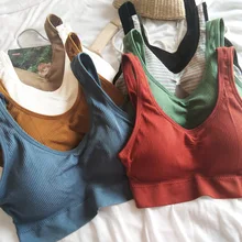 Sutiã sem costura sutiã esportivo para mulher mergulho sutiã superior feminino sutiã profundo v sexy lingerie sem costas bralette (2)