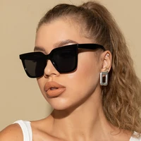 fashion women oversized cat eye sunglasses men brand design vintage square sun glasses ladys shades goggles uv400 eyewear