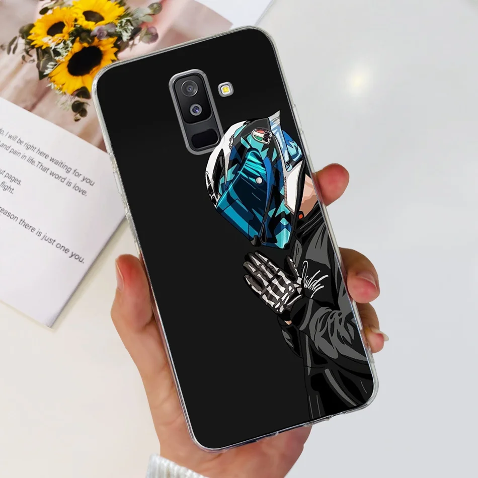 Для Samsung Galaxy A6 Plus 2018 чехол для + (2018) A600F A605G модный крутой узор Мягкие силиконовые