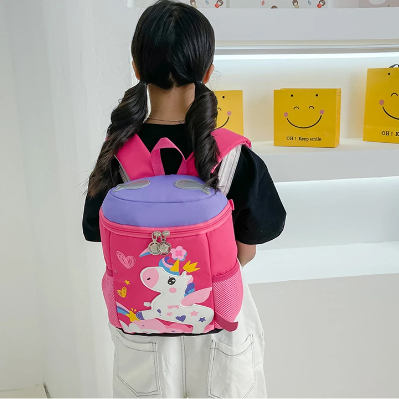 Unicorn Children Fashion Anime School Bags In Kindergarten 2022 New Girl Cute Large Capacity Backpacks Sac Licorne Drop Shipping