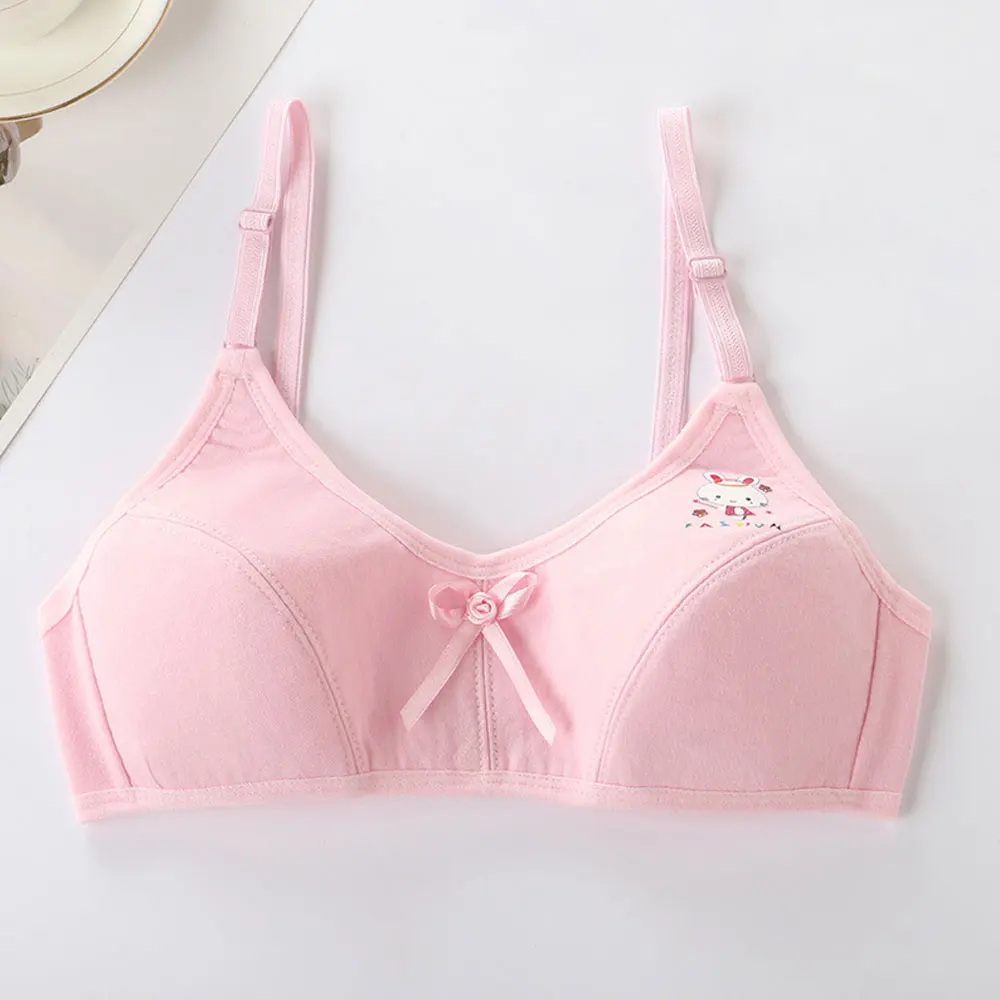 Бюстгальтер из чистого хлопка для девочек и студенток Подарочный бюстгальтер
