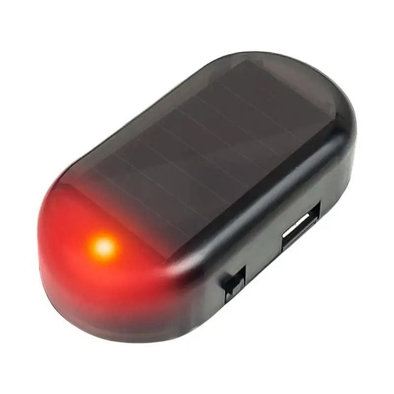 

Automobile Solar Dummy Alarm Lamp Strobe Signal Security System Universal Flash Warning LED Light Alarm Lamp Car Accessories