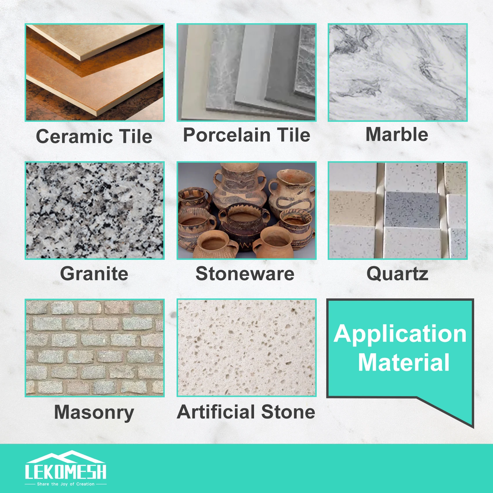 LEKOMESH 3 шт. 6/8/10 мм алмазные сверла M14 с резьбой для фарфора керамической плитки