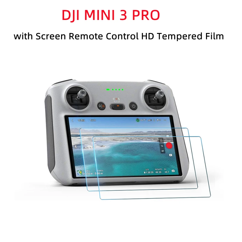 Пленка из закаленного стекла HD для DJI Mini 3 PRO с пультом дистанционного управления