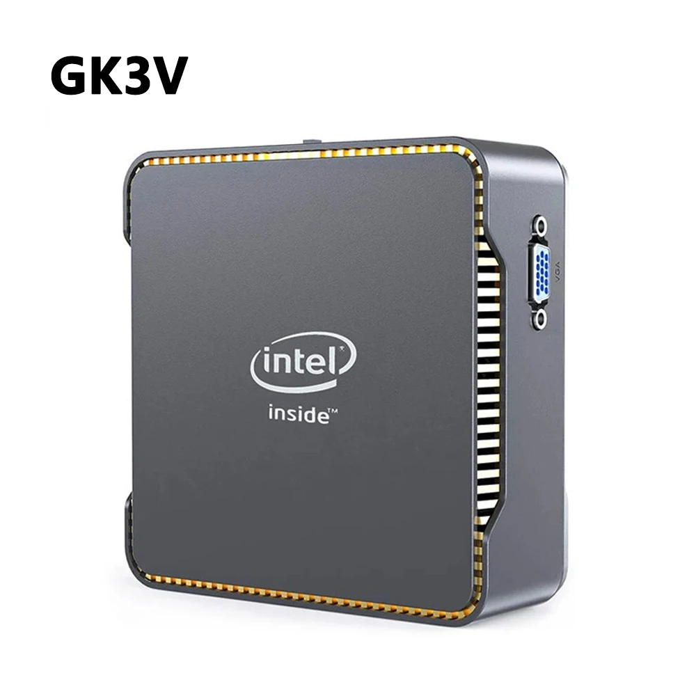 GK3V Windows 10 Mini PC Intel J4125 QuadCore DDR4 8GB 256GB SSD Dual WIFI 1000M LAN 4K WIN10 Pc Gamer Computador VS GK | Компьютеры и