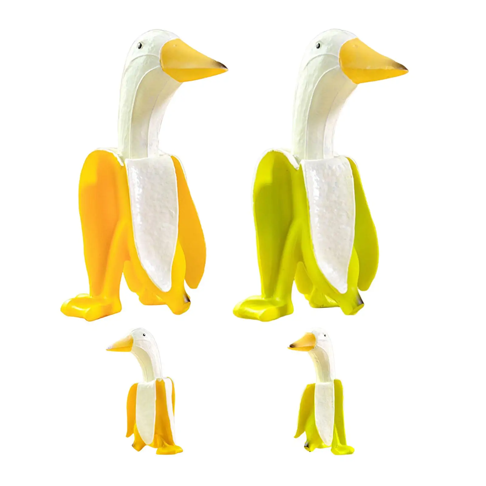 Creative Duck Statue Decorative Fruit Animals for TV Stand