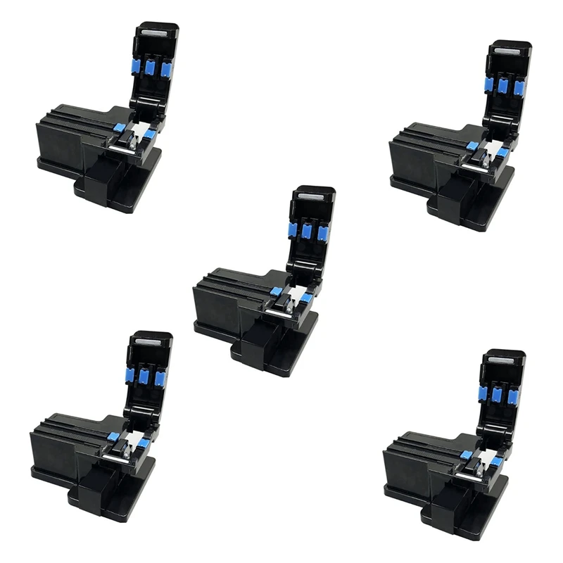 

5X Hand Tool Ftth Optical Fiber Cutter Tungsten Steel Sheet Fiber Optical Fixed Length Cleaver Tool Plastic