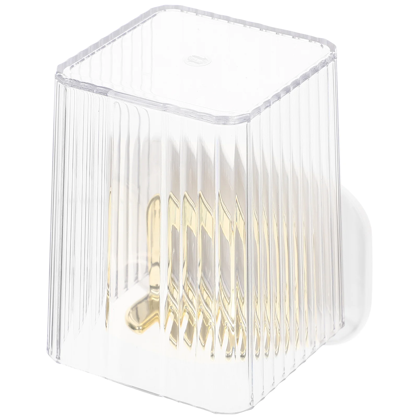 

Wall Holder Bathroom Organizer Rack Mountedstand Cup Shelfshower Toothpaste Display Brush Storage Covered Cups Hanging Adhesive