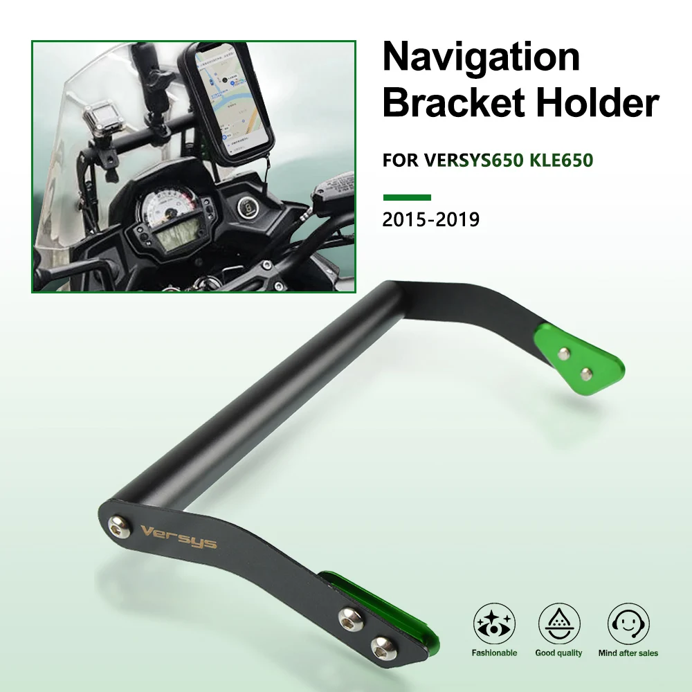 

Versys650 Motorcycle Mobile Phone Holder For KAWASAKI Versys 650 KLE650 2015-2019 Rechargeable mobile phone navigation stand