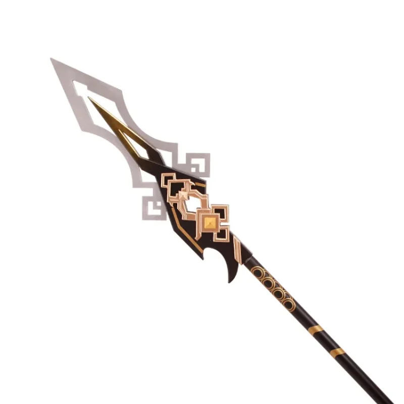 Игровой реквизит для косплея Genshin Impact Zhongli/zhong Li Vortex Vanquisher копье оружие Хэллоуин