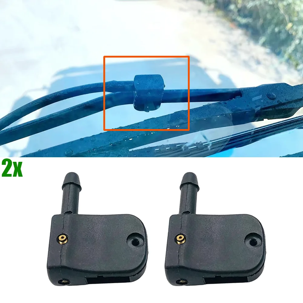 

2 шт. универсальная насадка для омывателя переднего стекла, распылительная пластик для Renault Espace III для Mercedes-Benz Sprinter Vito