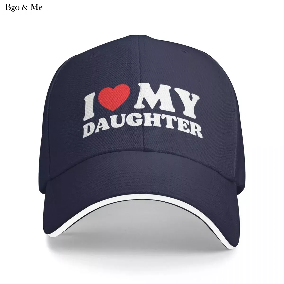 

2023 New I Love My Daughter Baseball Cap Hat Man For The Sun Luxury Brand Snap Back Hat Hats