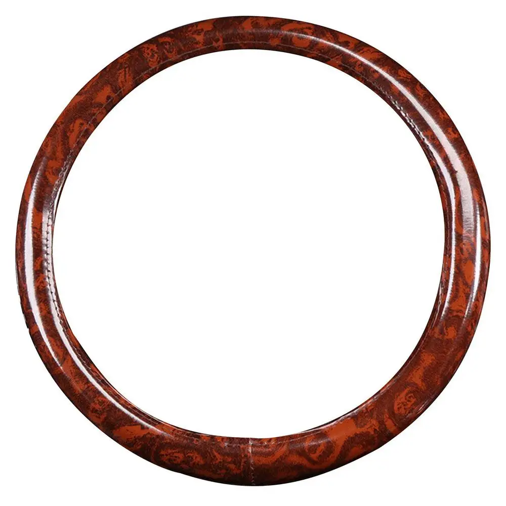 

Чехол для руля автомобиля нескользящий эластичный чехол для руля Универсальный 38 см чехол для руля под дерево автомобильные аксессуары