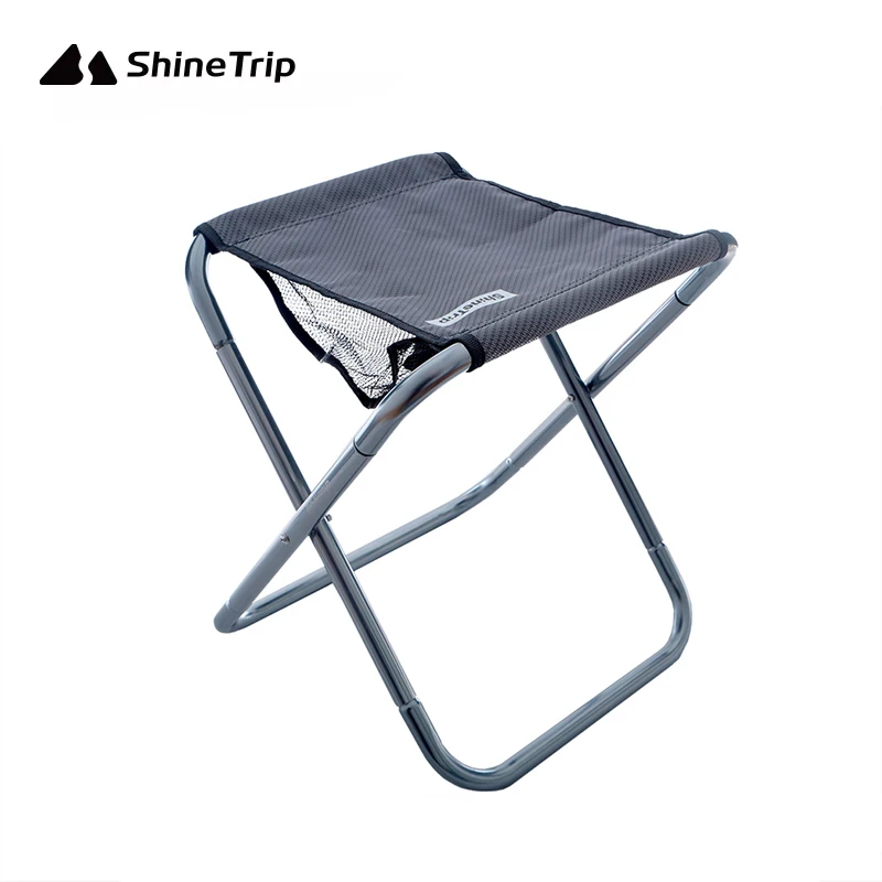 

150KG Thickened Outdoor Camping Small Chair Portable Folding Aluminum Alloy Stool Bench Stool Mare Ultralight Picnic Fishing