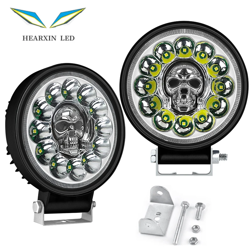 

4inch 66W Offroad LED Lights for Car Spot Off Road 4x4 for Truck SUV Boat ATV Jeep Tractor Headlight 12V 24V Driving lights