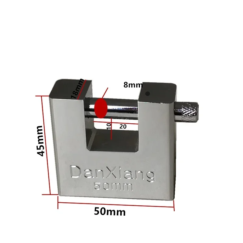 

Навесной замок из стали 40/50/60/70 мм