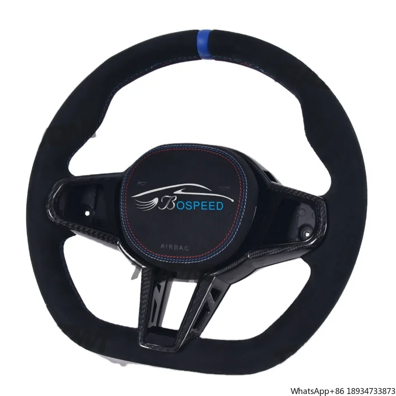 Новая версия рулевого колеса LCI из алькантары для BMW G80 G20 G28 G30 G38 G32 G11 G12 G01 G02 G05