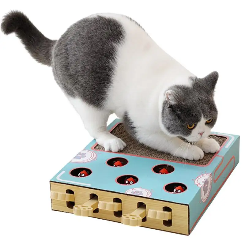

Cat Toy 3 In 1 Corrugated Scratching Pad For Pet Cats 3 In 1 Cat Interactive Pad Toy Relieve Boredom Consume Excess Energy And